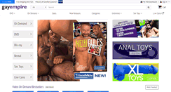 Desktop Screenshot of gaydvdempire.com